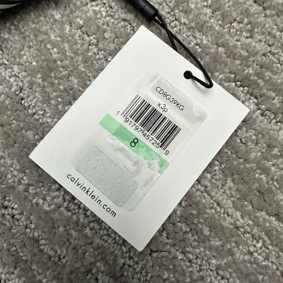 Calvin Klein Dress Womens 8 Striped Floral Embroidered Wrap Asymmetrical - Picture 9 of 13